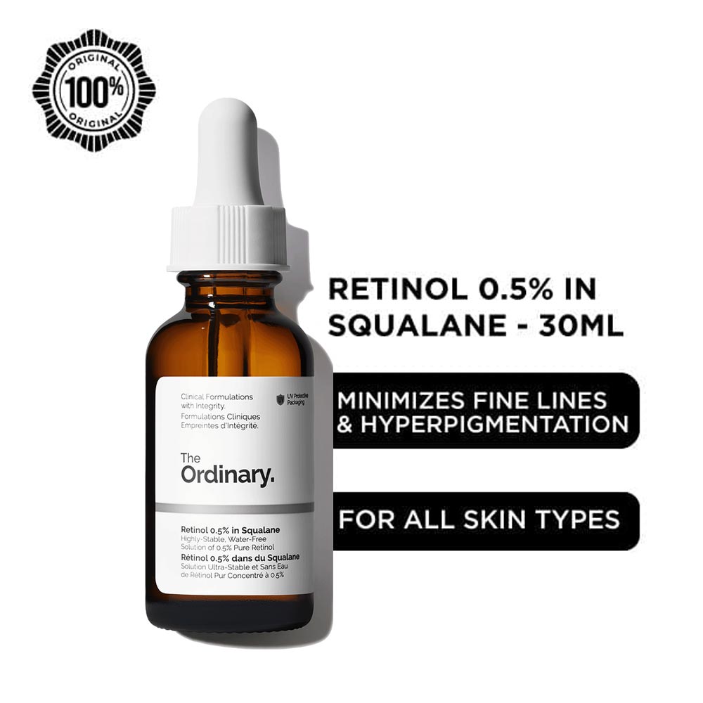 The Ordinary Retinol 0.5% In Squalane - 30ml Glow Crush Beauty