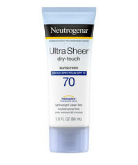 Neutrogena Ultra Sheer Dry Touch Sunscreen Broad Spectrum SPF 70 Glow Crush Beauty