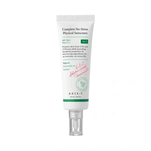 AXIS-Y Complete No-Stress Physical Sunscreen 50ml Glow Crush Beauty