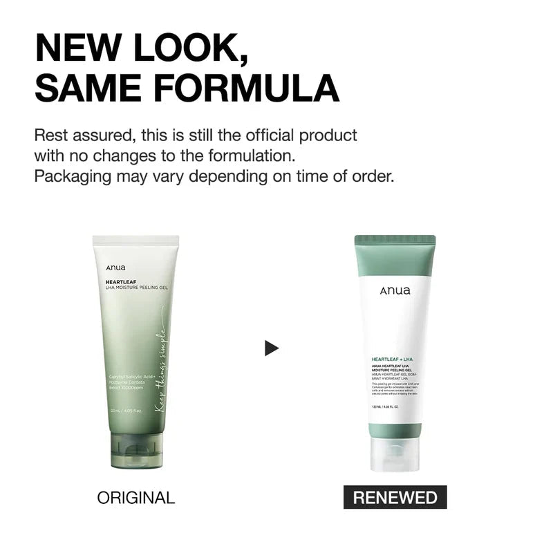 Anua Heartleaf LHA Moisture Peeling Gel Glow Crush Beauty