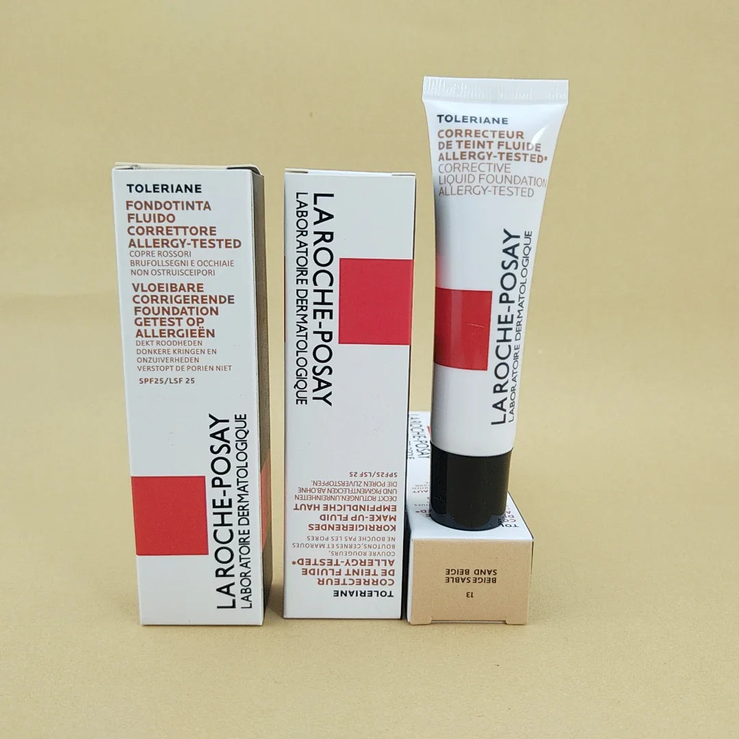 LA ROCHE-POSAY TOLERIANE CORRECTIVE LIQUID FOUNDATION Glow Crush Beauty