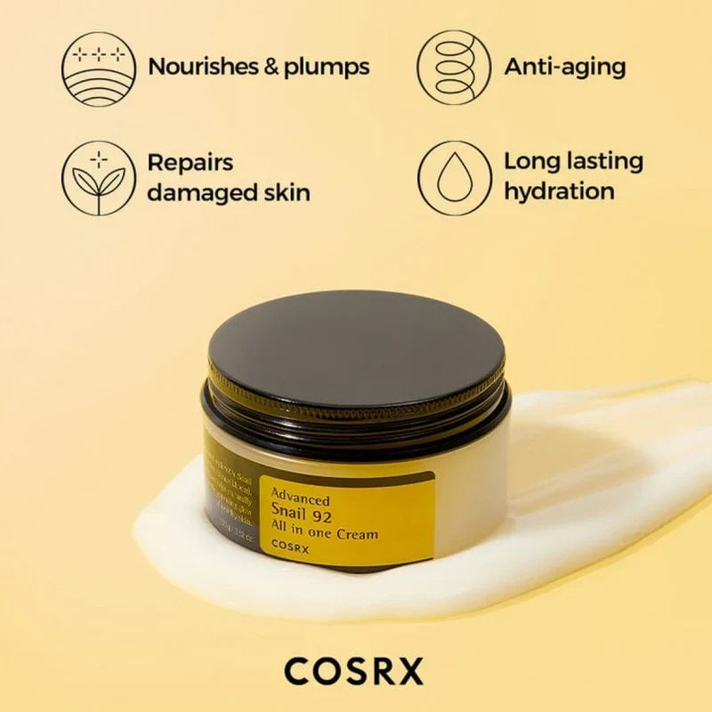 COSRX Advanced Snail 92 All In One Cream Glow Crush Beauty
