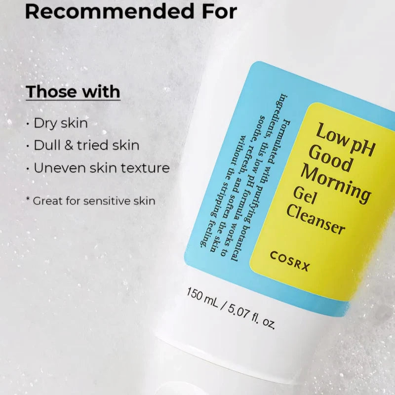 COSRX Low pH Good Morning Cleanser Glow Crush Beauty