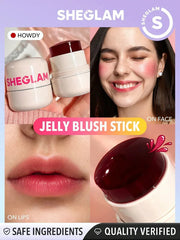 SHEGLAM Jelly-Licious Hydrating Lip & Blush Tint Glow Crush Beauty