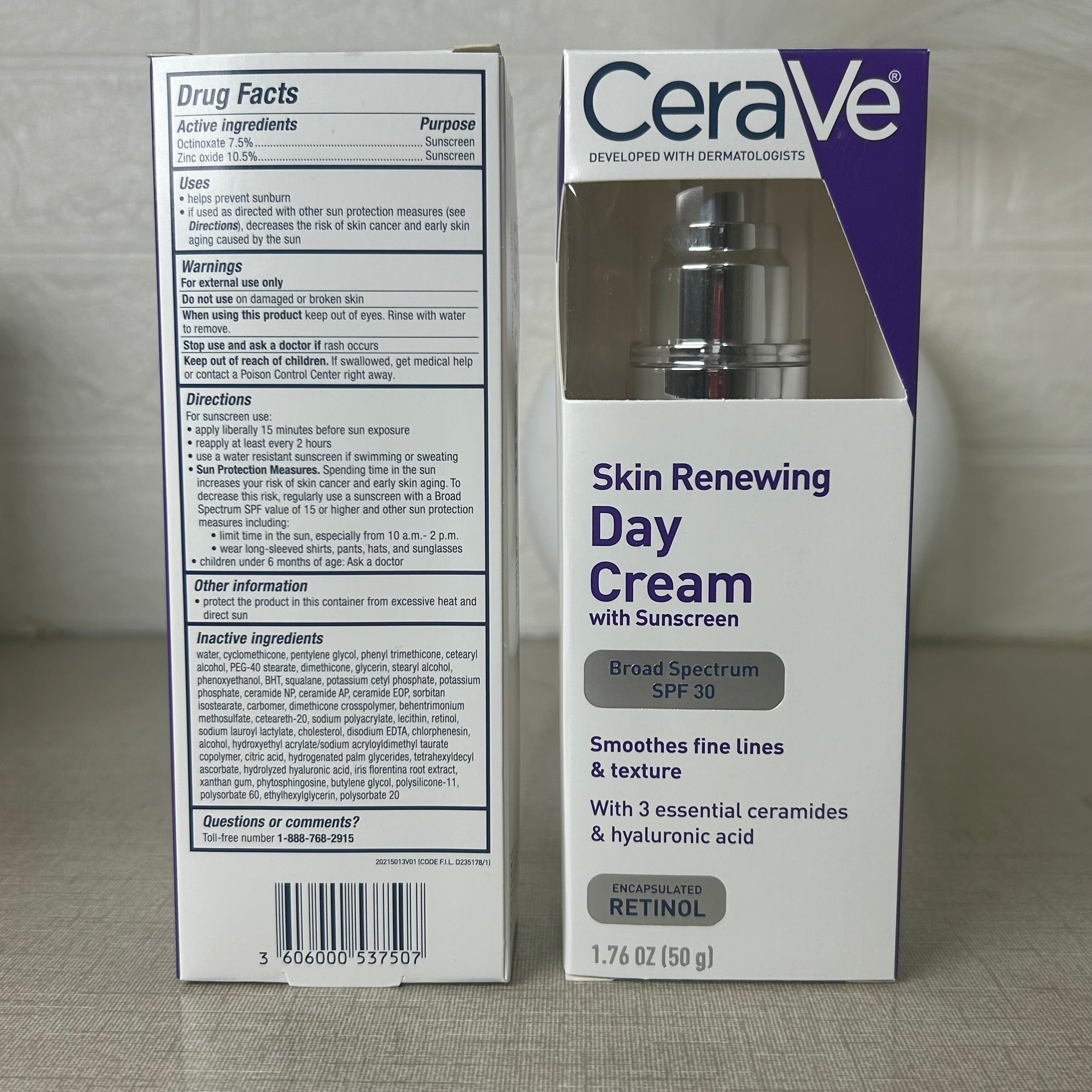 Cerave Skin Renewing Day Cream With Sunscreen SPF 30 Glow Crush Beauty