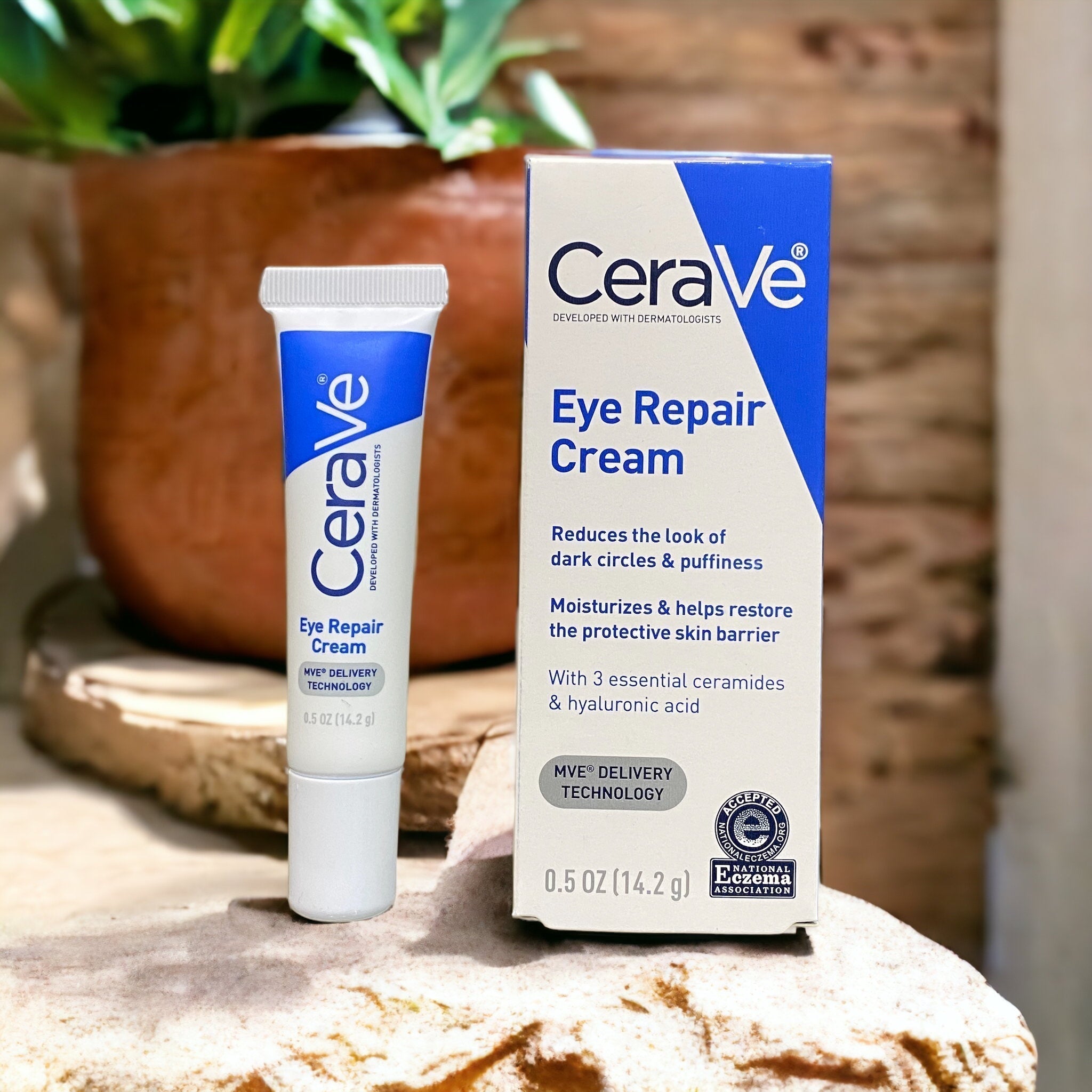 CeraVe Eye Repair Cream Glow Crush Beauty