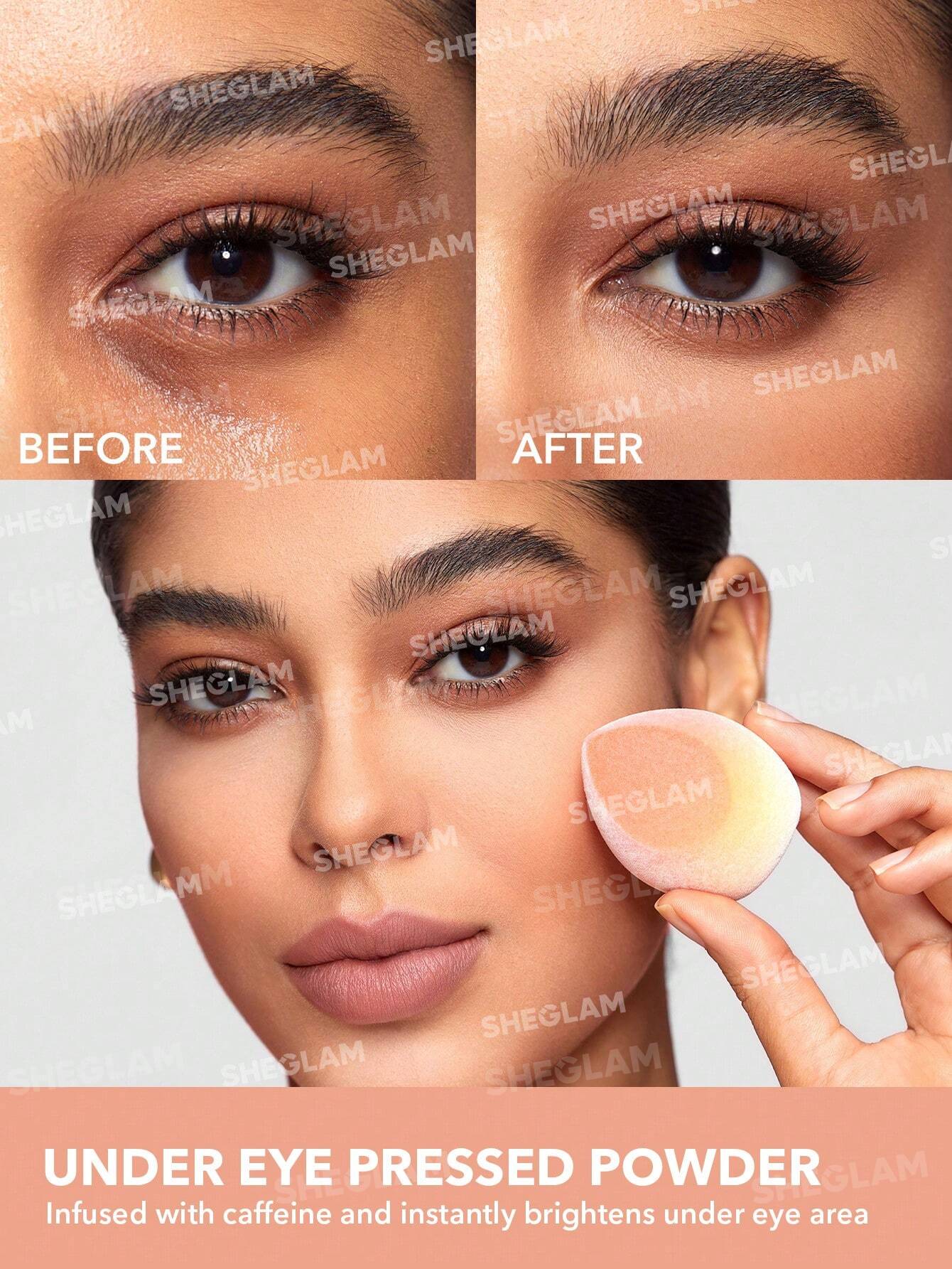 Sheglam Insta-Ready Face & Under Eye Setting Powder Duo Glow Crush Beauty