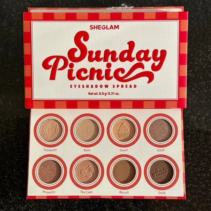SheGlam Sunday Picnic Eyeshadow Spread Glow Crush Beauty