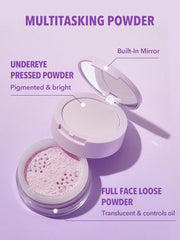 Sheglam Insta-Ready Face & Under Eye Setting Powder Duo Glow Crush Beauty