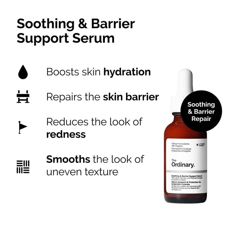 The Ordinary Soothing and Barrier Support Serum Glow Crush Beauty