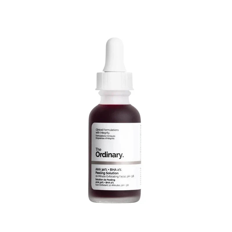 The Ordinary AHA 30% + BHA 2% Peeling Solution Glow Crush Beauty