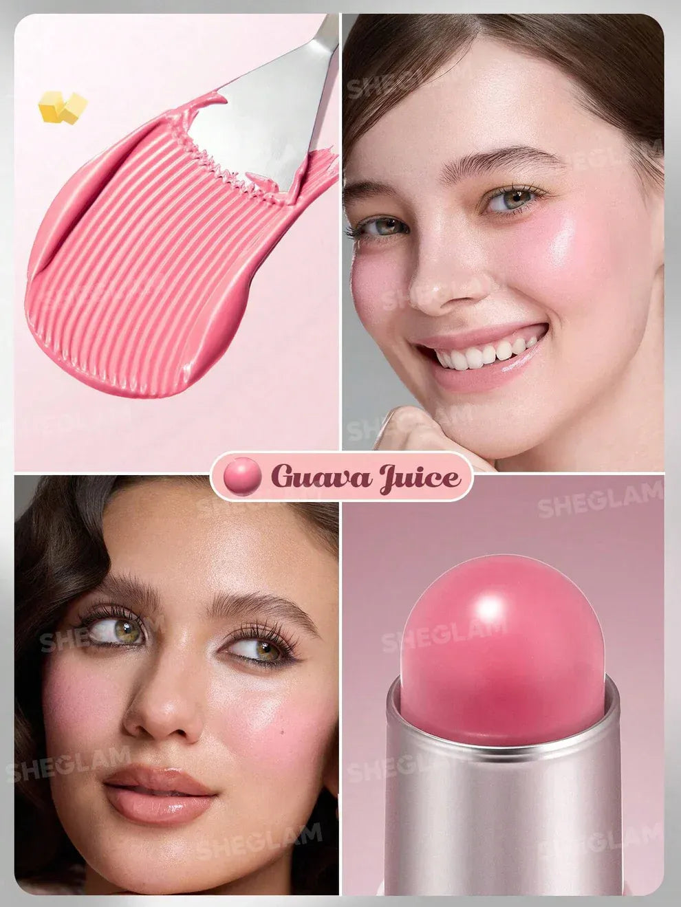 SHEGLAM Buttery Bliss Blush Stick β Creamy Dewy Blush for a Natural Glow Glow Crush Beauty
