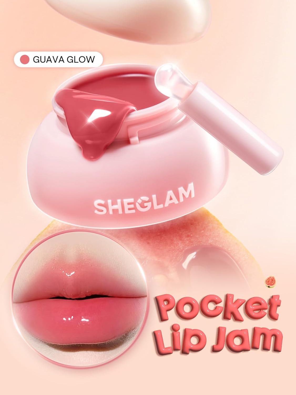 SHEGLAM Hydra Jelly Pocket Lip Jam – Hydrating, Nourishing & Moisturizing Lip Glow Crush Beauty