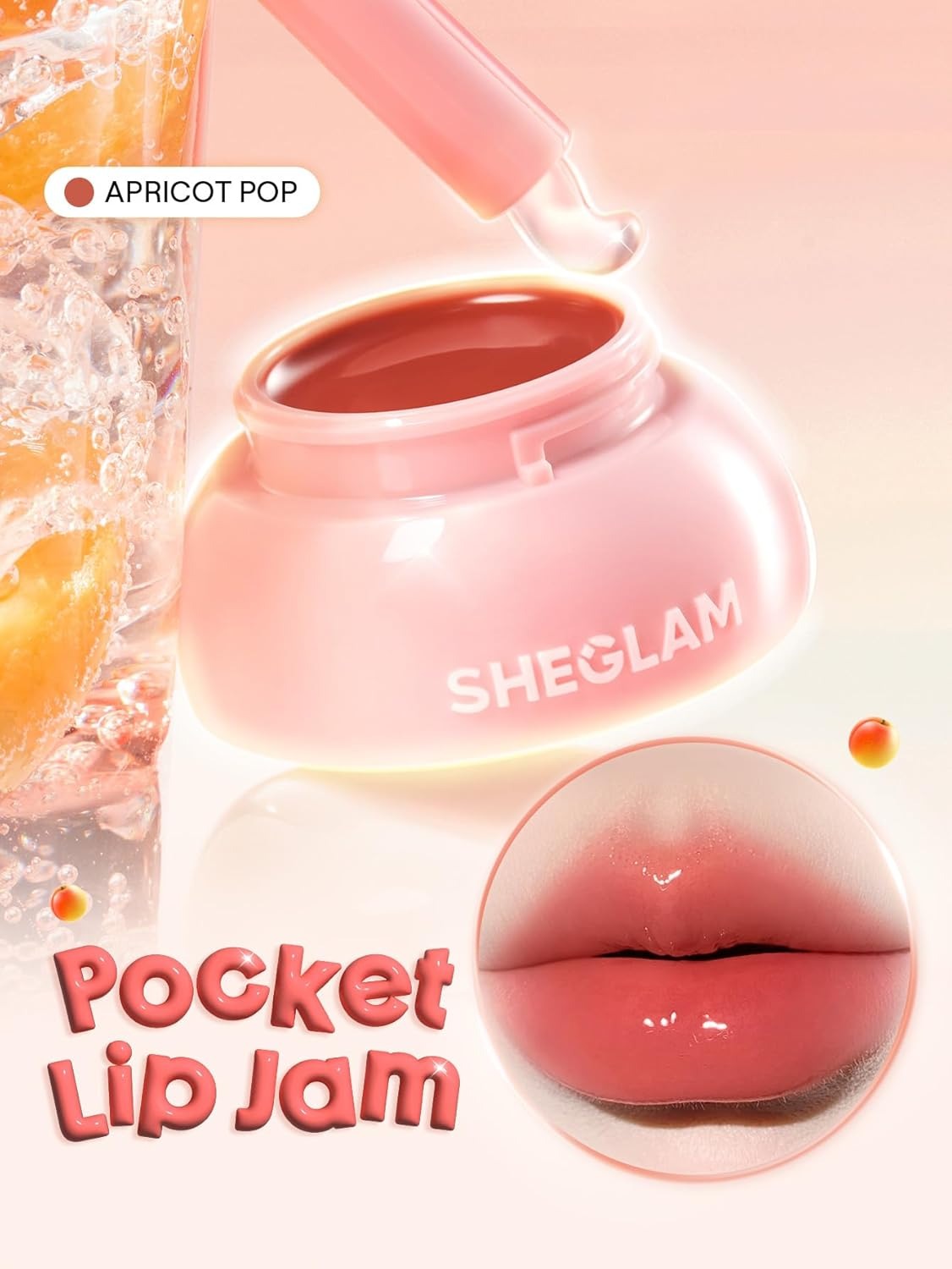 SHEGLAM Hydra Jelly Pocket Lip Jam – Hydrating, Nourishing & Moisturizing Lip Glow Crush Beauty
