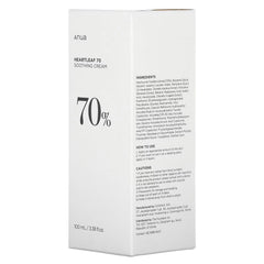 Anua, Heartleaf 70% Soothing Cream, 3.38 fl oz (100 ml) Glow Crush Beauty