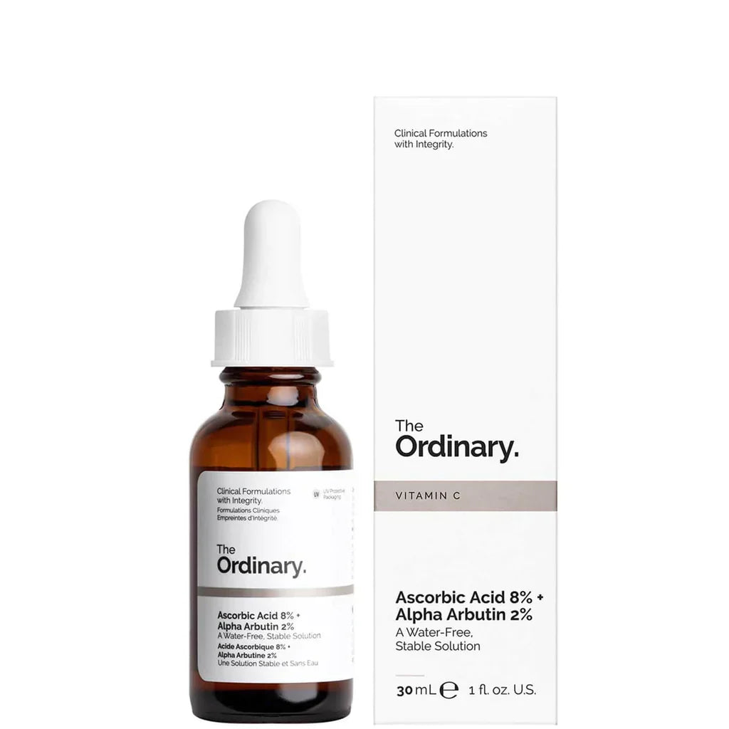 The Ordinary Ascorbic Acid 8% + Alpha Arbutin 2% Serum Glow Crush Beauty
