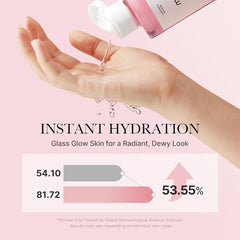 medicube PDRN Pink Peptide Toner I Pink Glow Toner for Skin Boosting, Soothing and Calming, Uneven Skin Tone, Rose PDRN & Peptide & Niacinamide, Korean Skin Care (250ml) Glow Crush Beauty