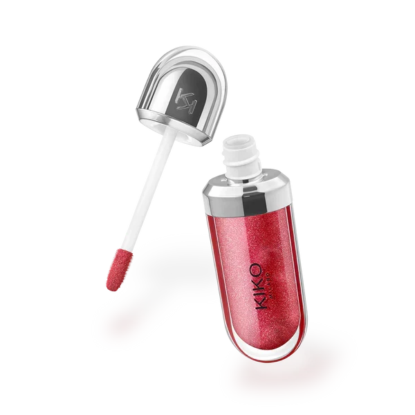 Kiko Milano 3D Hydra Lip Gloss – High Shine, Hydrating, Plumping, Non-Sticky, Moisturizing Lip Makeup Glow Crush Beauty