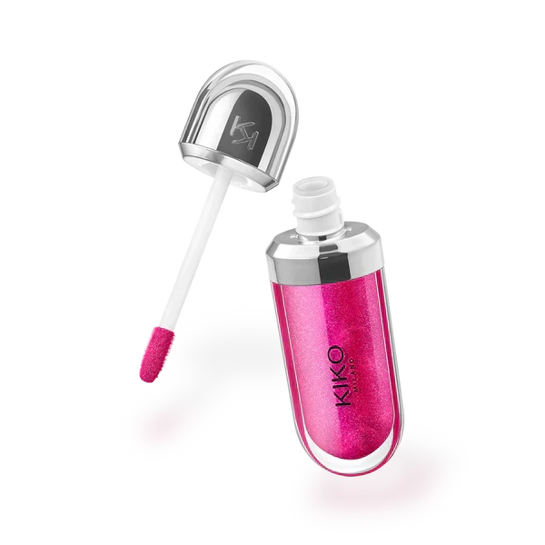 Kiko Milano 3D Hydra Lip Gloss – High Shine, Hydrating, Plumping, Non-Sticky, Moisturizing Lip Makeup Glow Crush Beauty