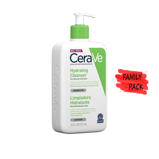 Cerave Hydrating Cleaser 473ml Glow Crush Beauty