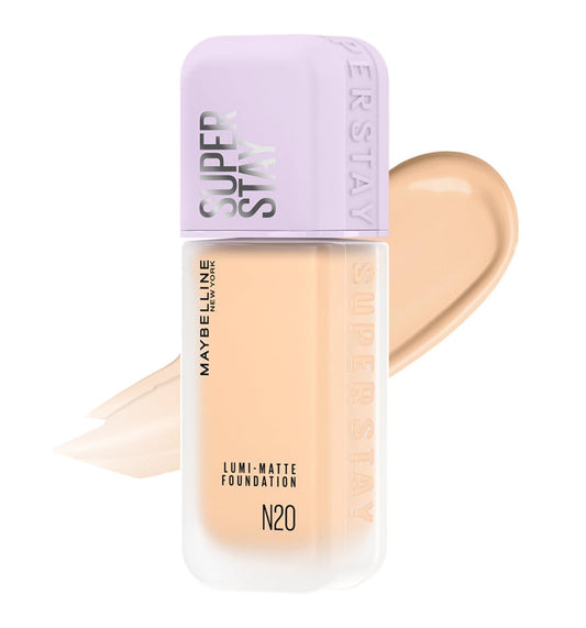 MAYBELLINE NEW YORK SUPER STAY LUMI-MATTE FOUNDATION Glow Crush Beauty