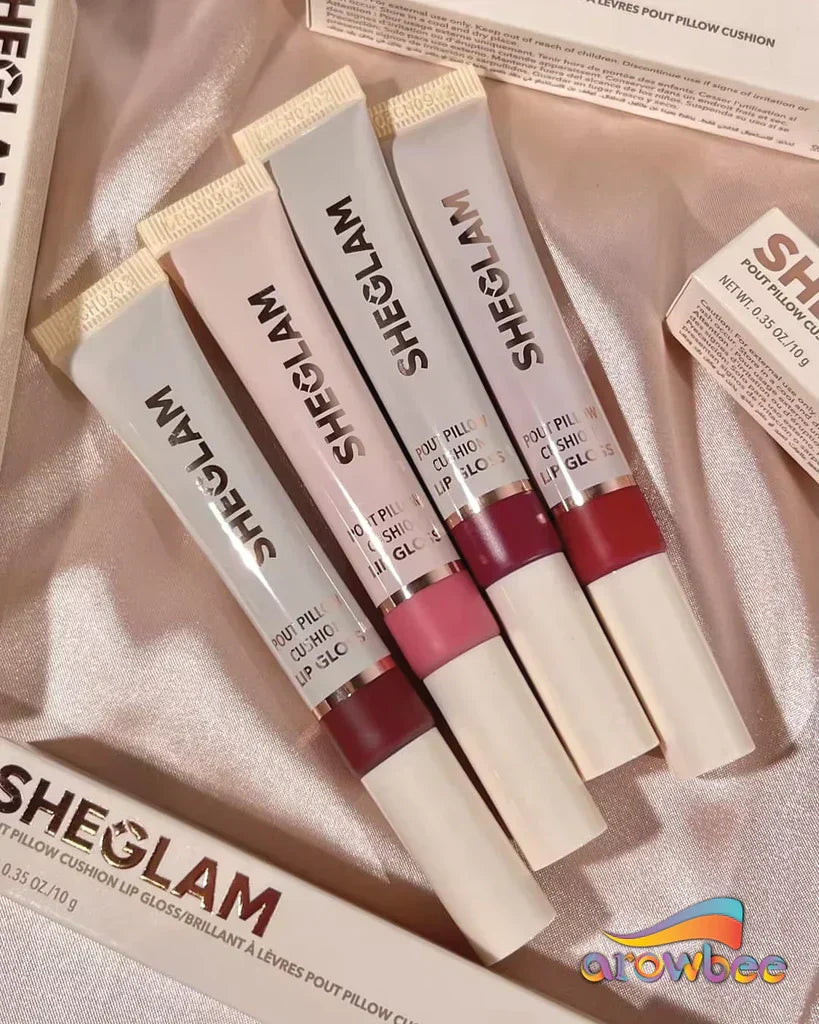 sheglam Pout Pillow Cushion Lip Gloss Glow Crush Beauty