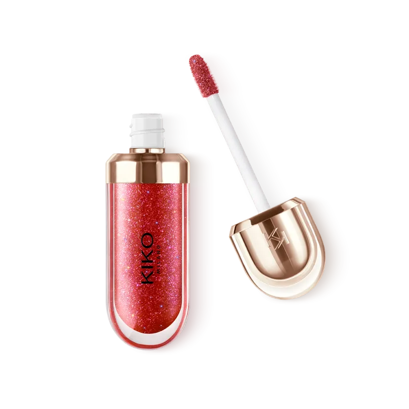 Kiko Milano 3D Hydra Lip Gloss – High Shine, Hydrating, Plumping, Non-Sticky, Moisturizing Lip Makeup Glow Crush Beauty