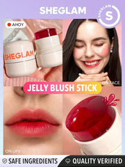 SHEGLAM Jelly-Licious Hydrating Lip & Blush Tint Glow Crush Beauty