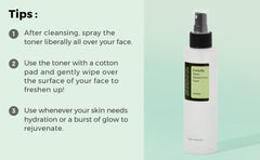 COSRX Centella Water Alcohol-Free Toner Glow Crush Beauty