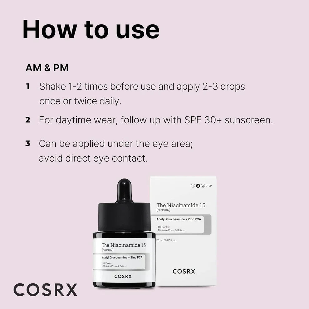 COSRX The Niacinamide 15 Serum Glow Crush Beauty