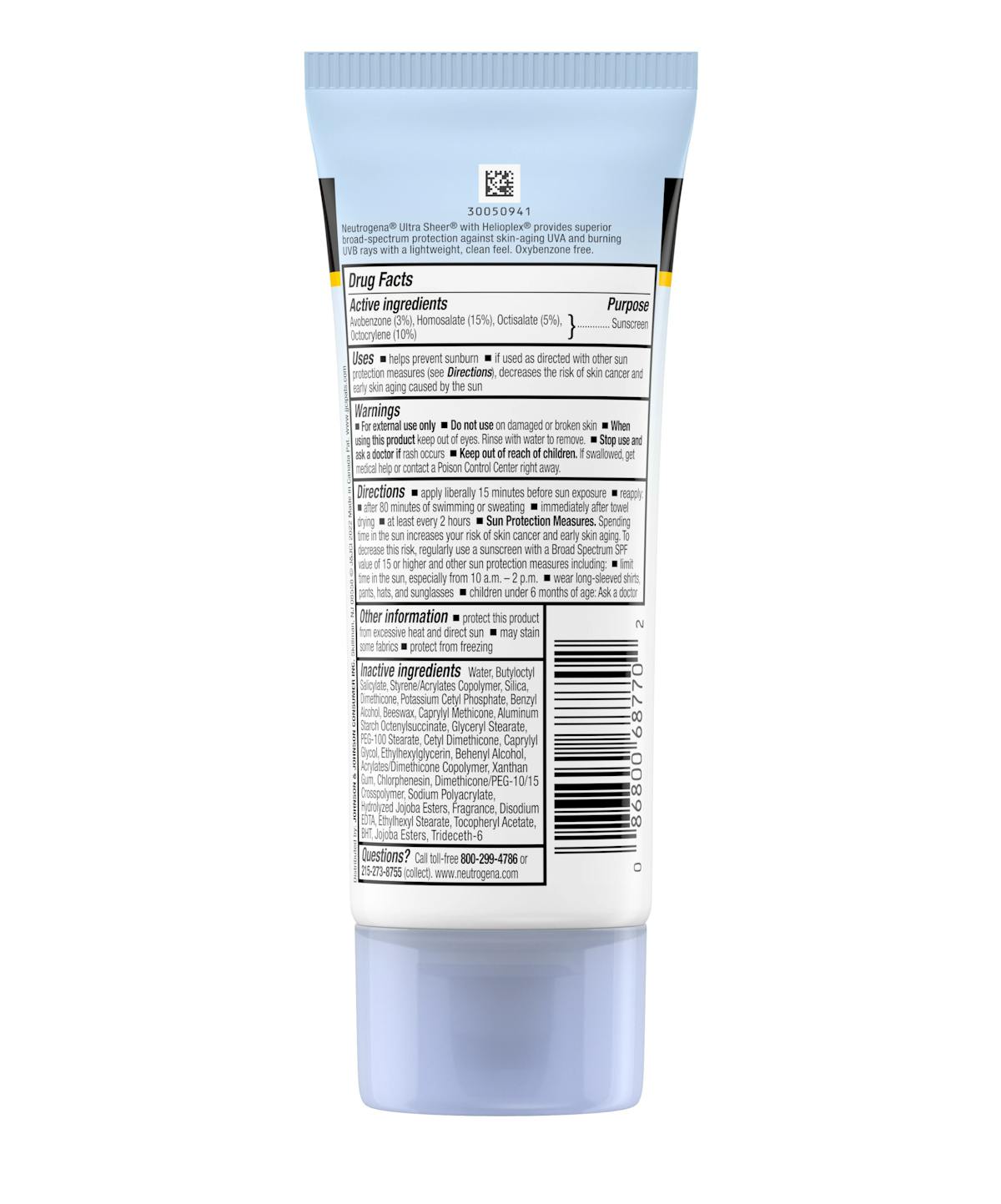 Neutrogena Ultra Sheer Dry Touch Sunscreen Broad Spectrum SPF 70 Glow Crush Beauty