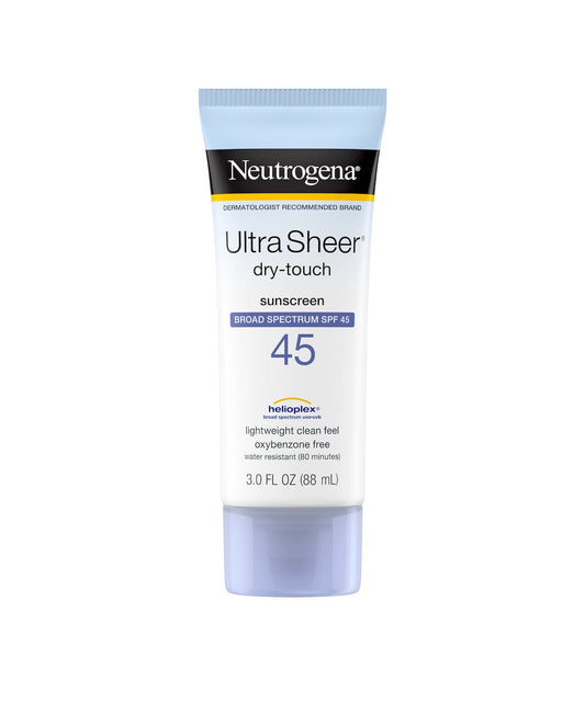 Neutrogena Ultra Sheer Dry Touch Sunscreen SPF 45 Glow Crush Beauty