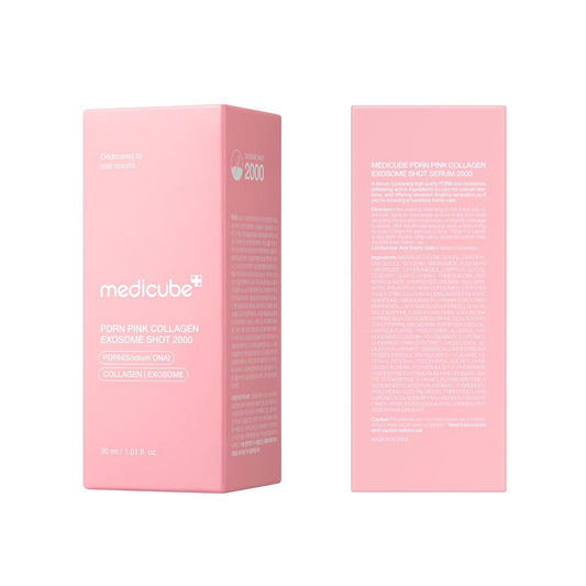 Medicube PDRN Pink Collagen Exosome Shot Serum 2000 - 30ml Glow Crush Beauty