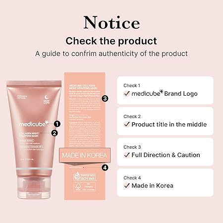 Medicube Collagen Night Wrapping Peel Off Facial Mask Glow Crush Beauty