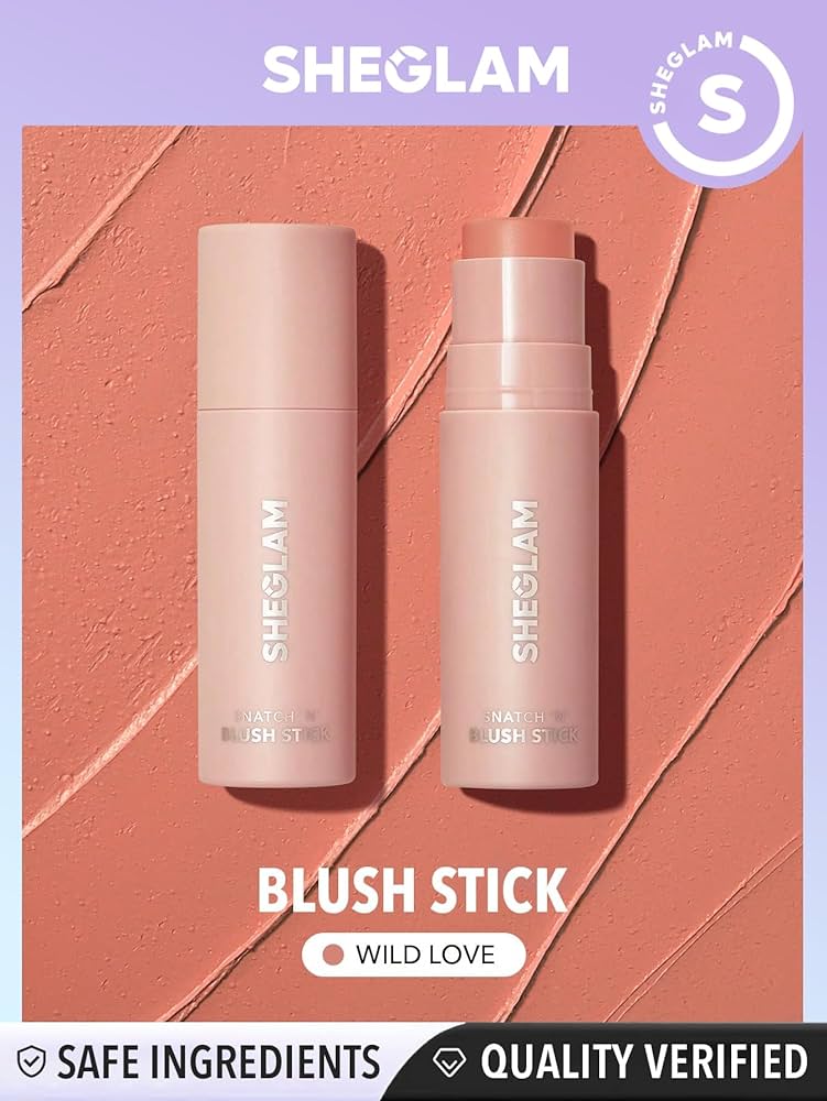 SheGlam Snatch N Cream Blush Stick Glow Crush Beauty