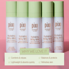 Pixi Beauty Hydrating Milky Mist 2.70 Fl Oz | Ultimate Hydration for Dry Skin Glow Crush Beauty