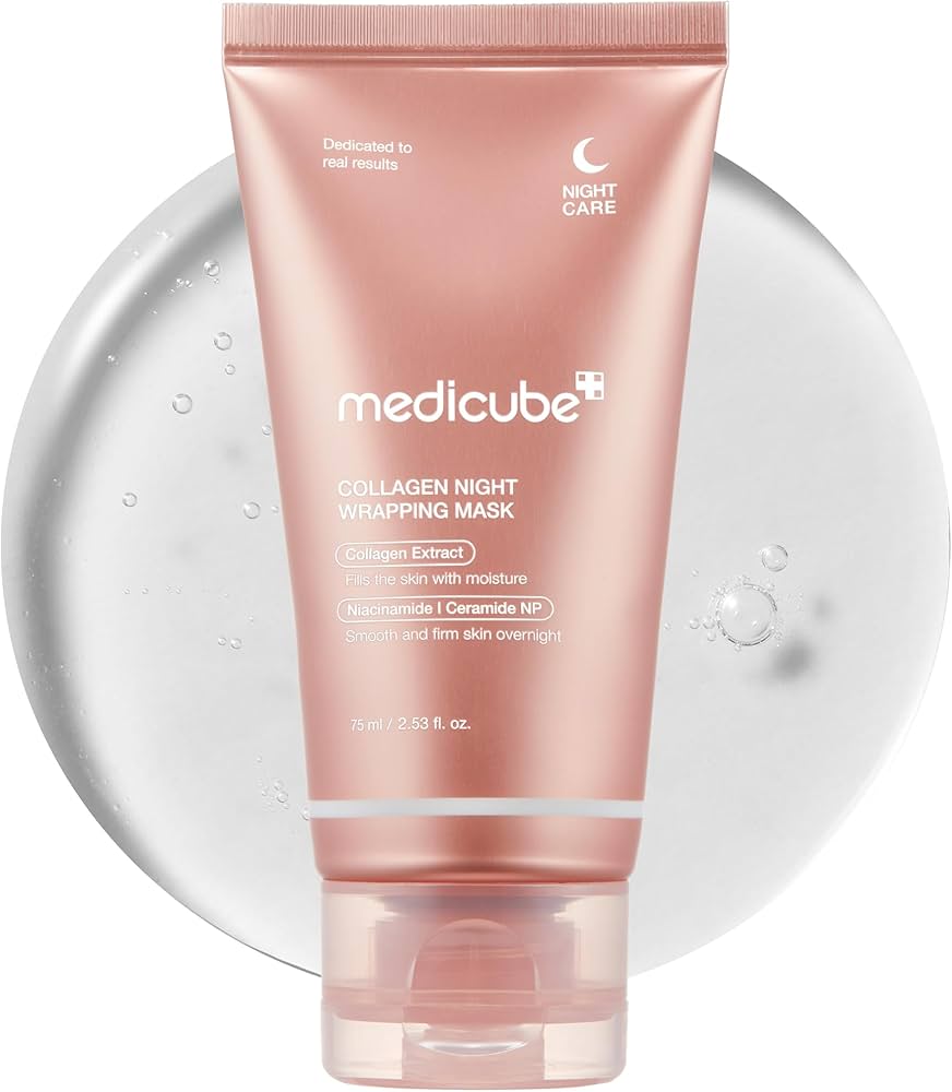 Medicube Collagen Night Wrapping Peel Off Facial Mask Glow Crush Beauty