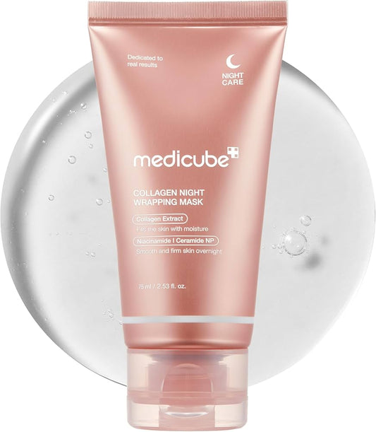 Medicube Collagen Night Wrapping Peel Off Facial Mask Glow Crush Beauty