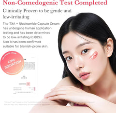 medicube TXA+Niacinamide Capsule Cream | Ideal for Use After Spot Care | For Uneven Skin Tone, Texture & Hydration | 99% Pure Tranexamic Acid | Korean Skincare Glow Crush Beauty
