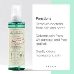 AXIS-Y Quinoa One Step Balanced Gel Cleanser 180ml Glow Crush Beauty