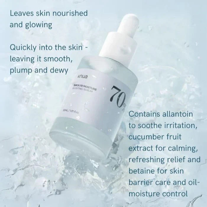 Anua Birch 70 Moisture Boosting Serum Glow Crush Beauty
