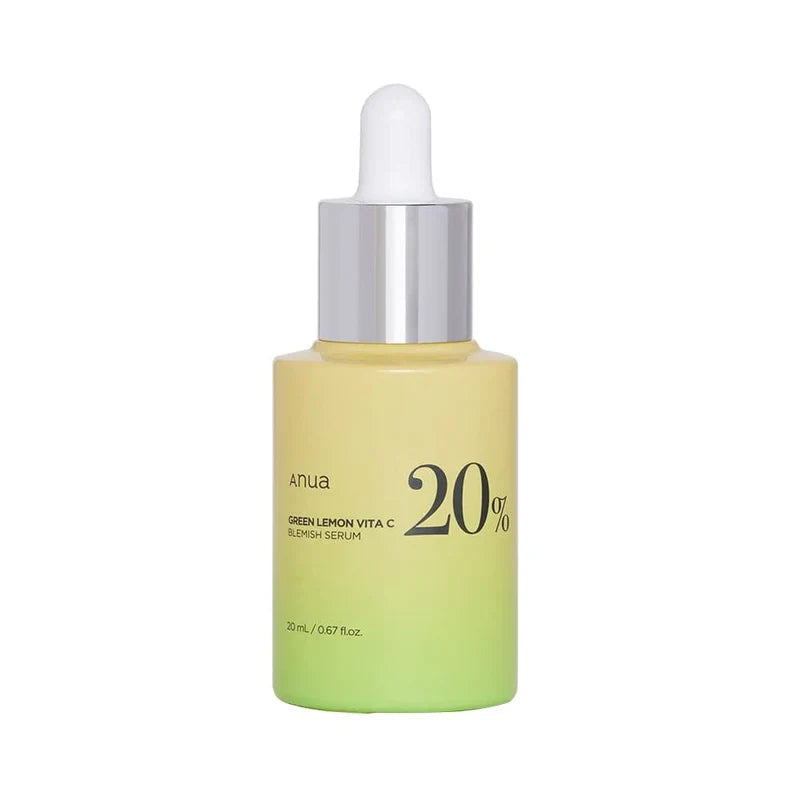 Anua Green Lemon Vita C 20% Blemish Serum Glow Crush Beauty