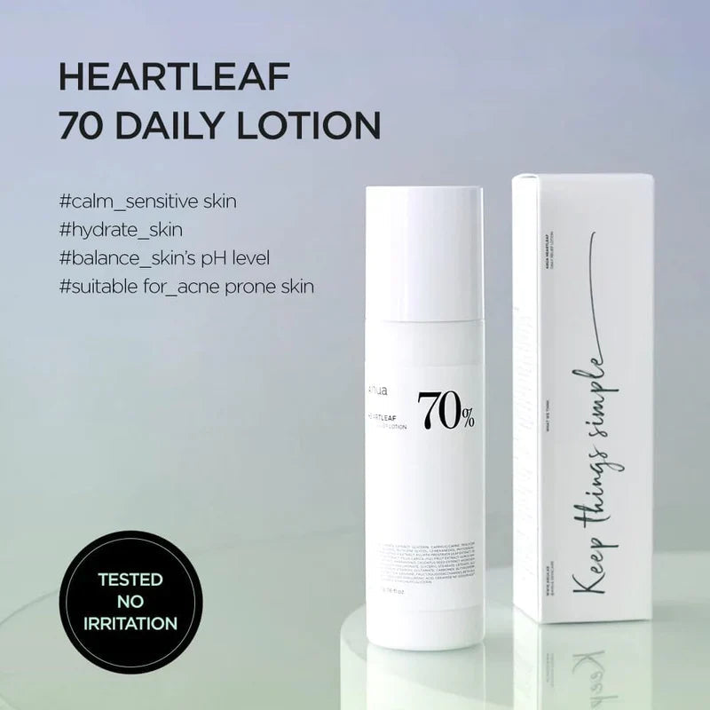 Anua Heartleaf 70% Daily Relief Lotion 200ml Glow Crush Beauty