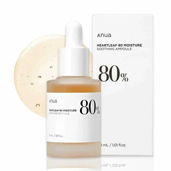 Anua Heartleaf 80 Moisture Soothing Ampoule Glow Crush Beauty