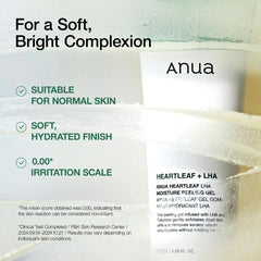 Anua Heartleaf LHA Moisture Peeling Gel Glow Crush Beauty