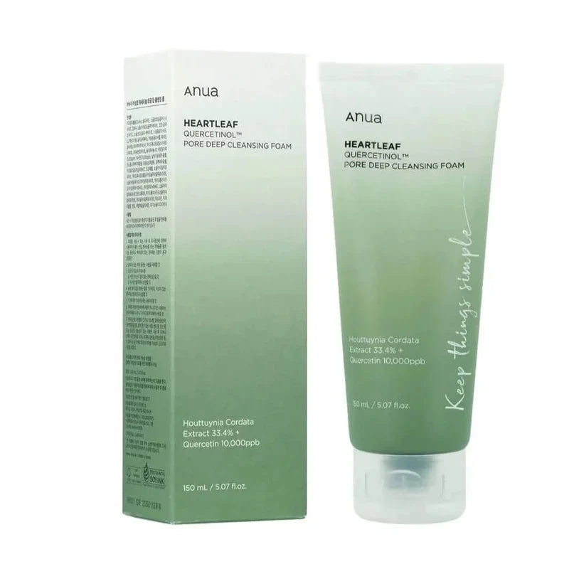 Anua Heartleaf Pore Deep Cleansing Foam Glow Crush Beauty