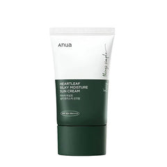 Anua Heartleaf Silky Moisture Sun Cream SPF 50+ PA++++ Glow Crush Beauty