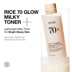 Anua Rice 70 Glow Milky Toner 250ml Glow Crush Beauty