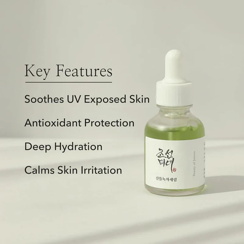 Beauty Of Joseon Green Tea + Panthenol Calming Serum 30ml Glow Crush Beauty