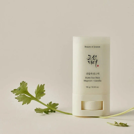 Beauty Of Joseon Matte Sun Stick Mugwort + Camelia SPF 50+ PA++++ Glow Crush Beauty